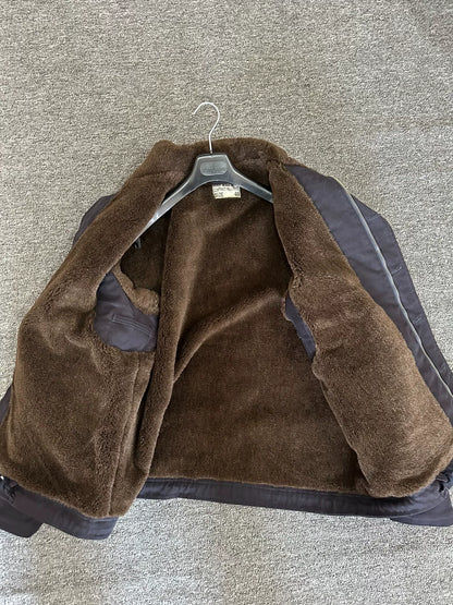 real mccoys navy deck jacket in xl