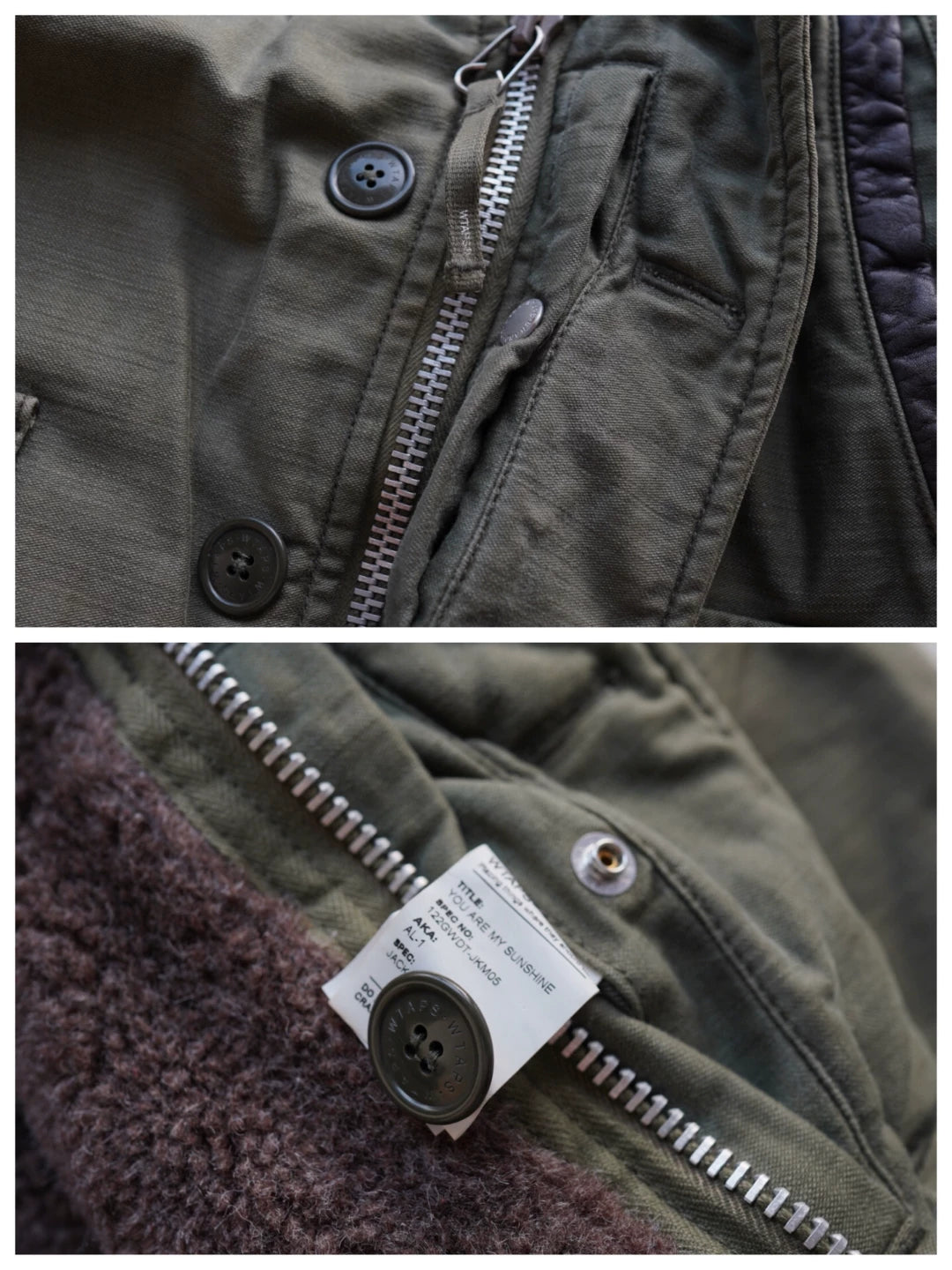 WTAPS AL-1 Alpaca Wool Jacket