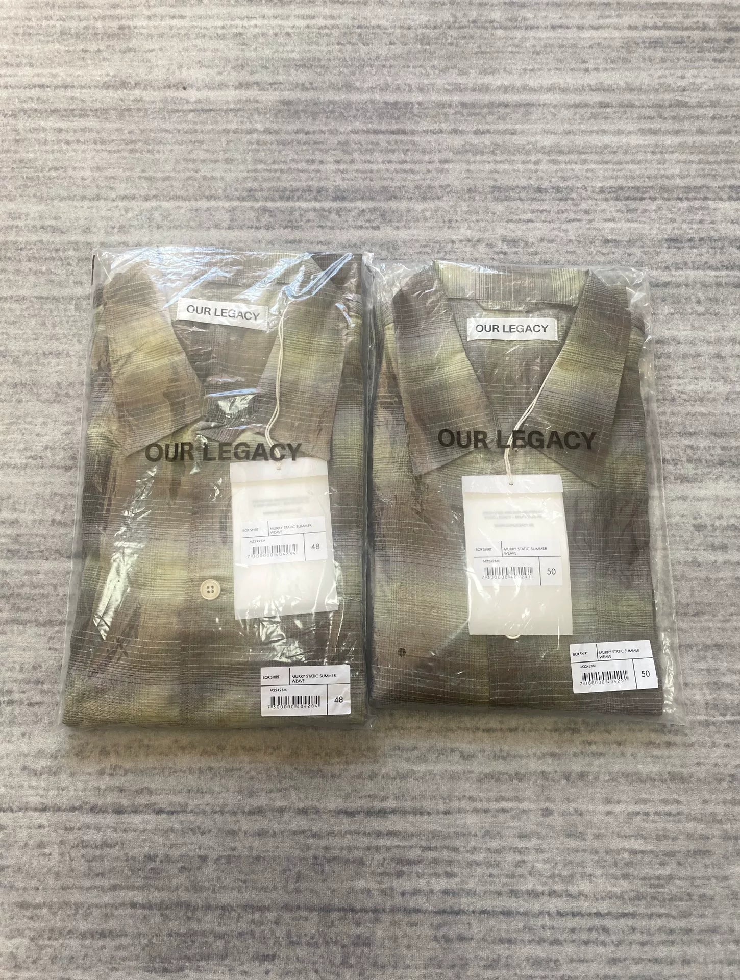 Our Legacy Murky Static Checkered Shirt