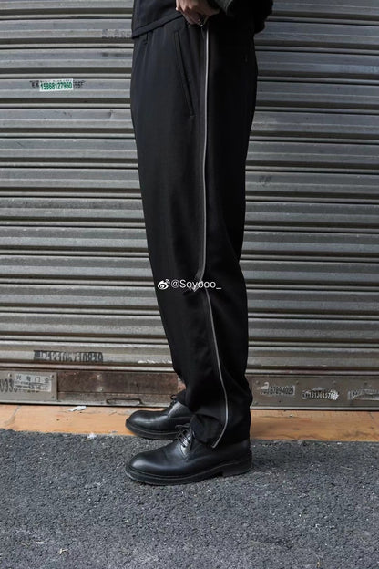 Yohji Yamamoto Pour Homme A/W 2020 Wool Zip Trousers