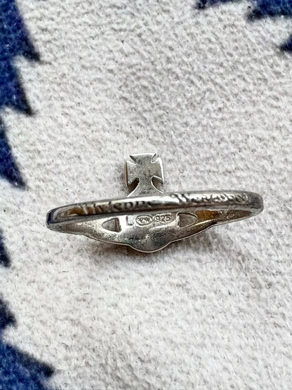 Vivienne Westwood Vintage Saturn Ring 925 Silver