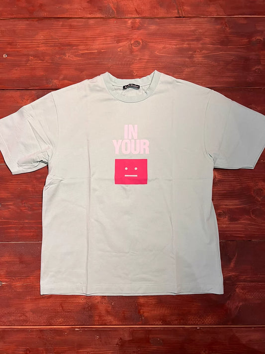 Acne Studios Green Graphic Short Sleeve Tee