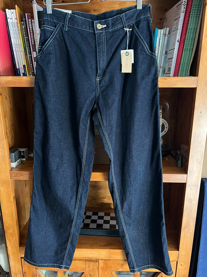 indigo painter pants with tag