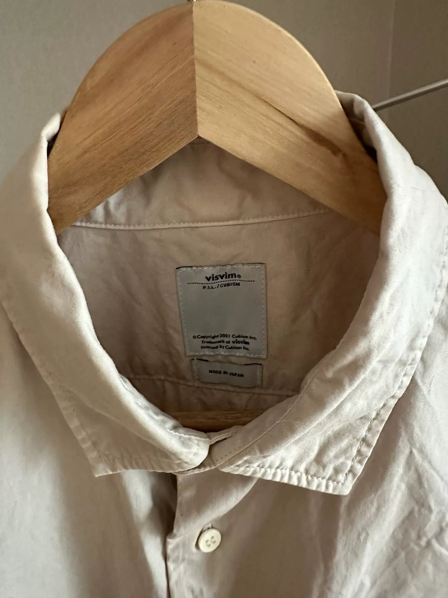 Visvim ELLAS S/S Hand-Painted Logo Shirt