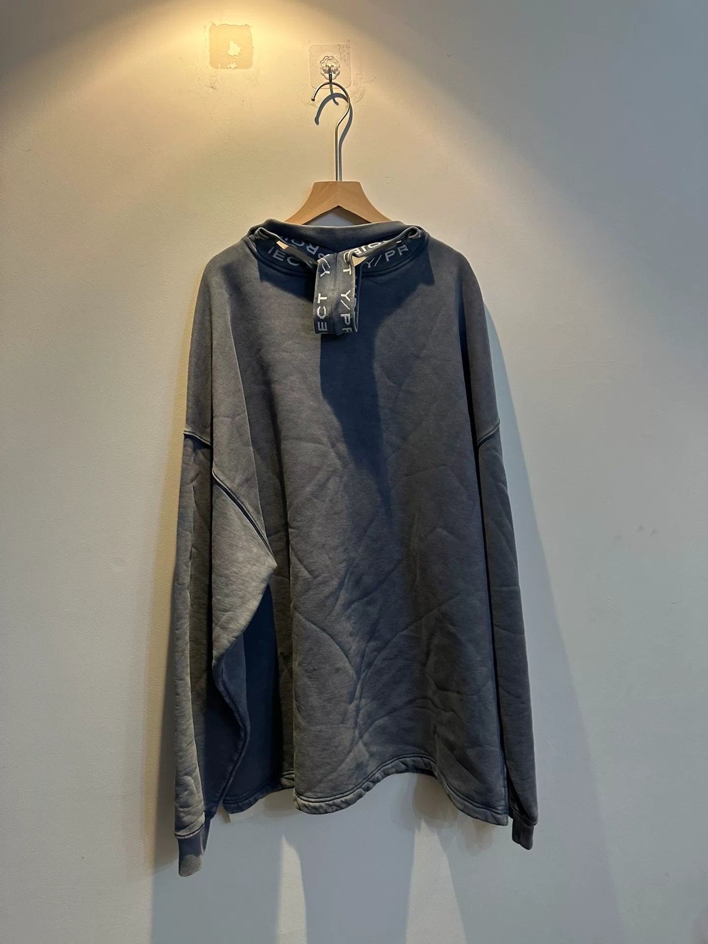 y/project oversized crewneck sweatshirt