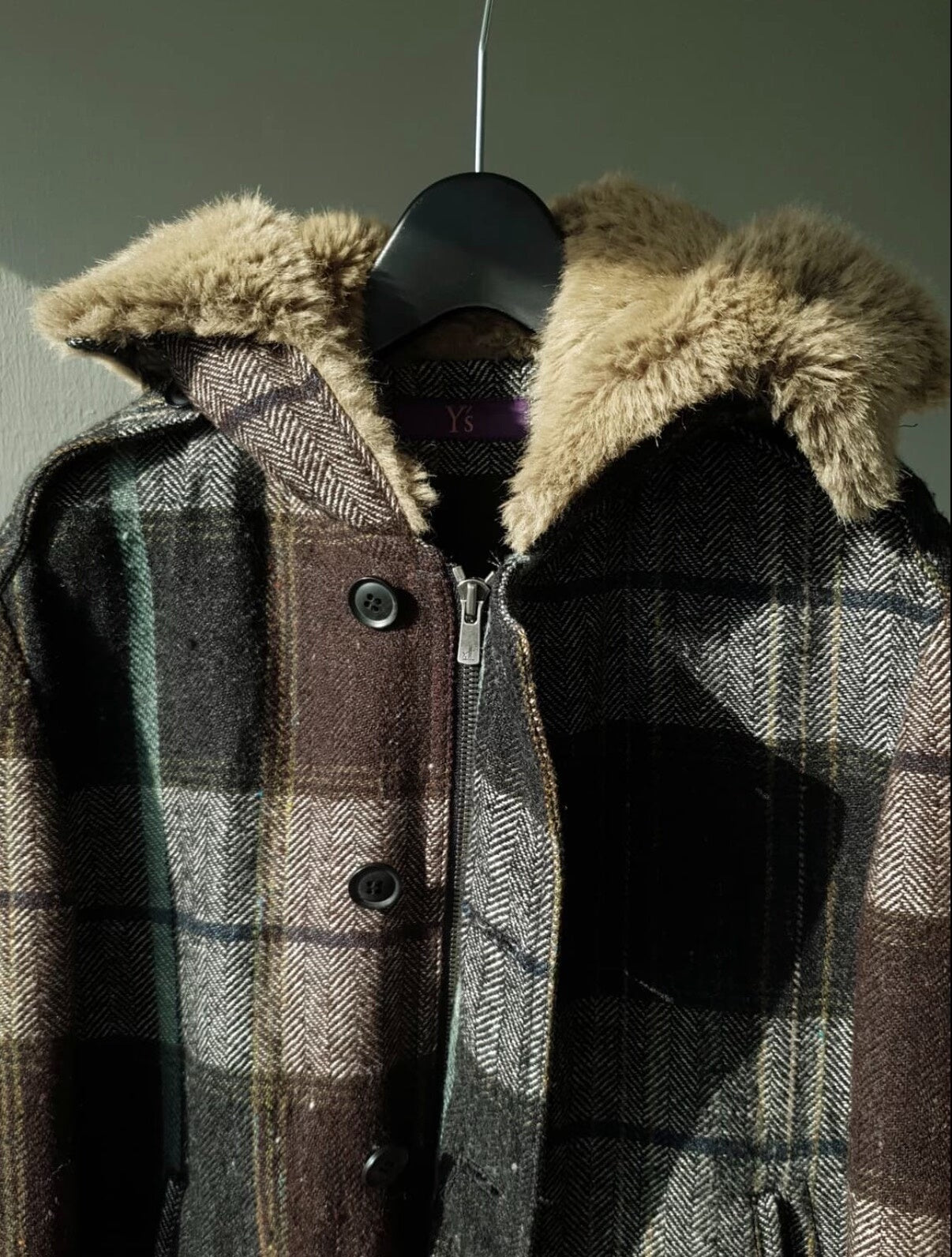 Yohji Yamamoto Plaid N2B Jacket