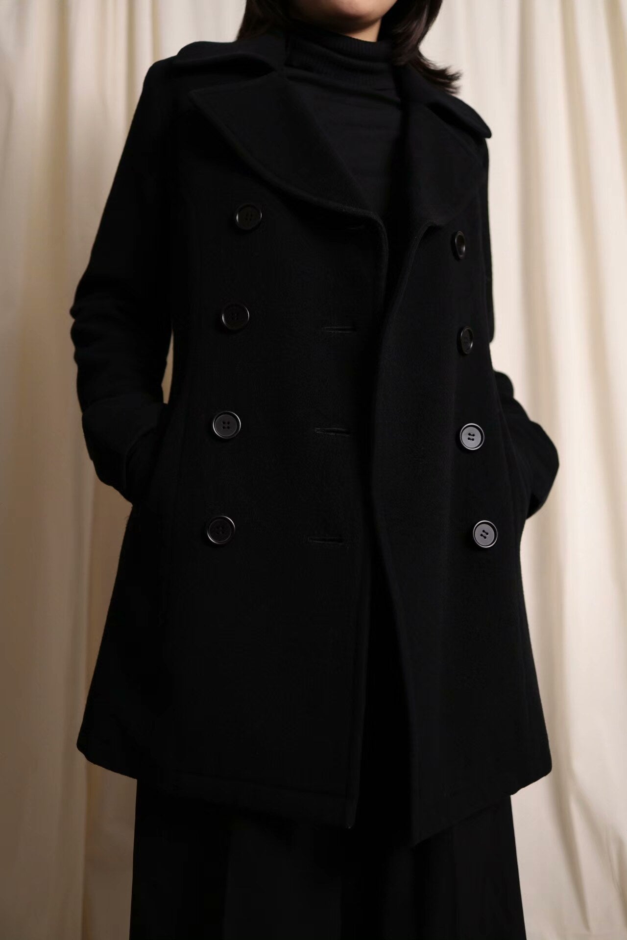 Workshop by Yohji 1980s Double-Breasted Coat