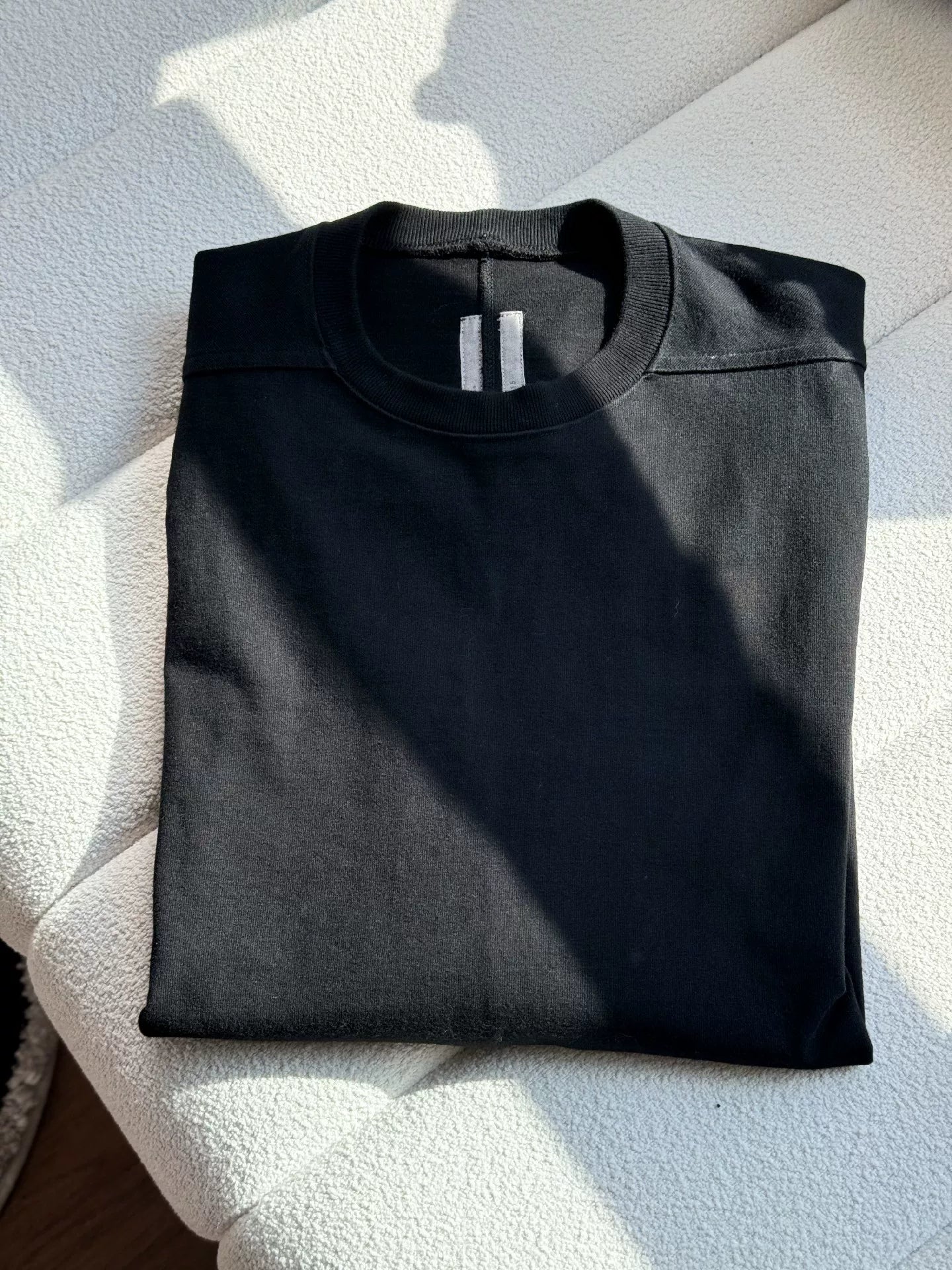 Rick Owens Men's Long Crew Neck T-shirt