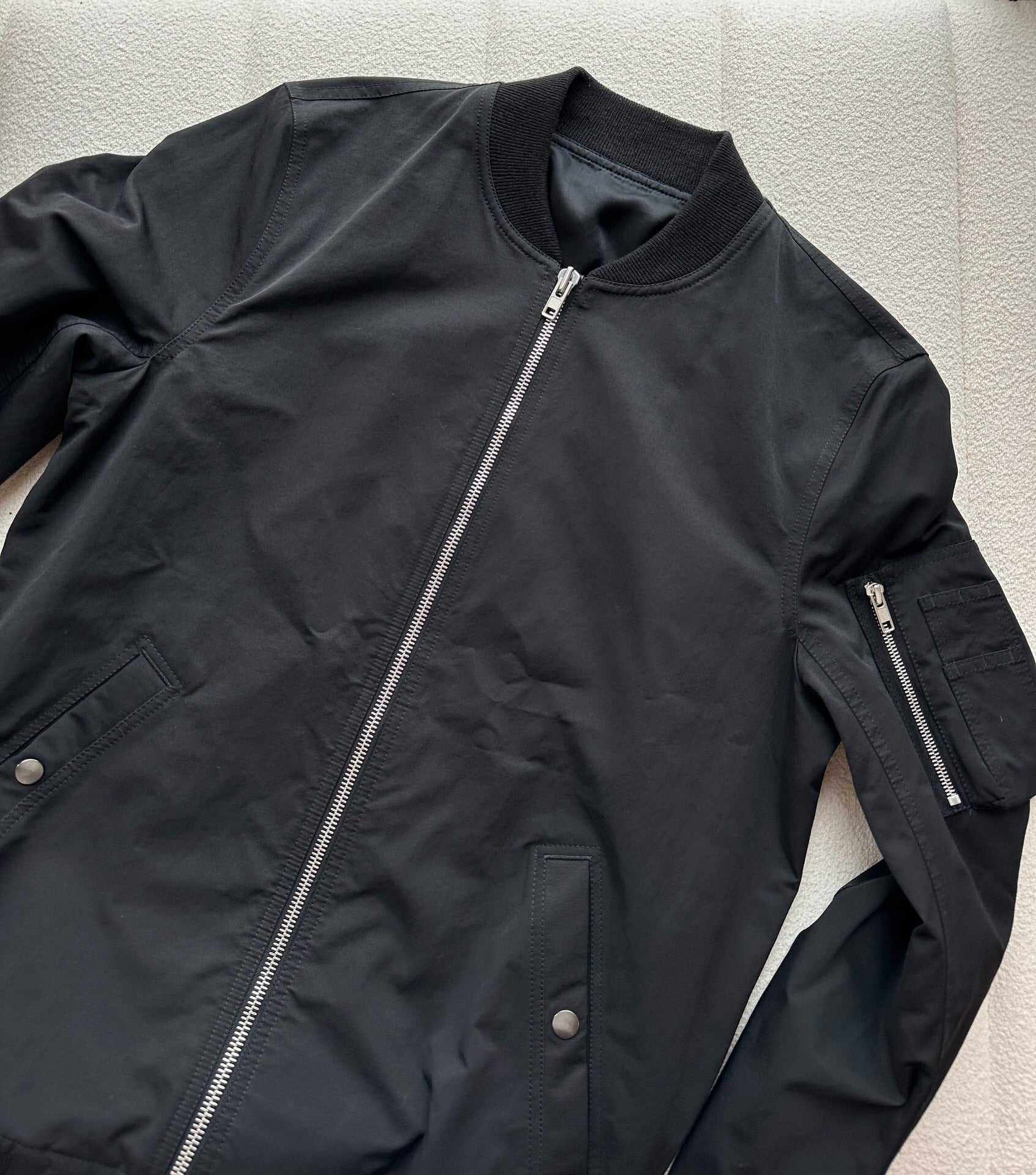 Rick Owens Men's Zip Flight Jacket