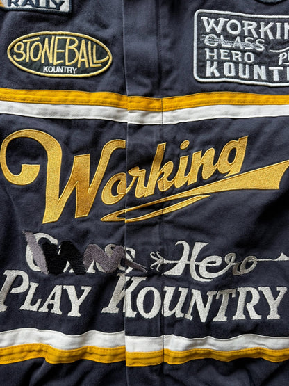 Kapital Distressed Motorcycle Racing Jacket