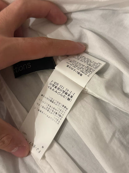 Yohji 23SS White Irregular Shirt