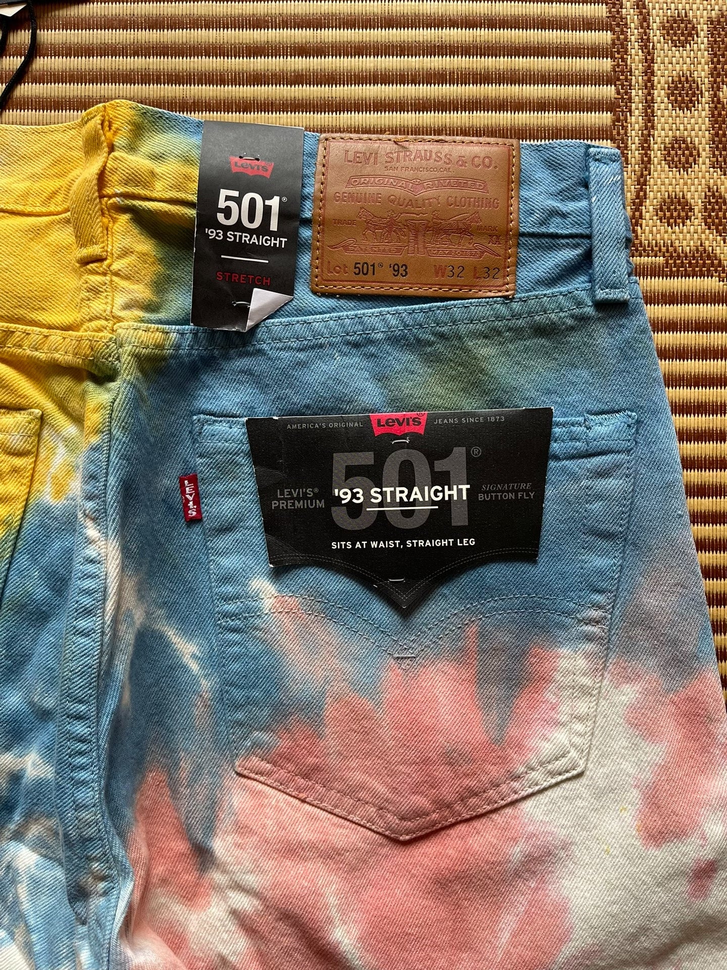 Levi's 501 93 Tie-Dye Jeans