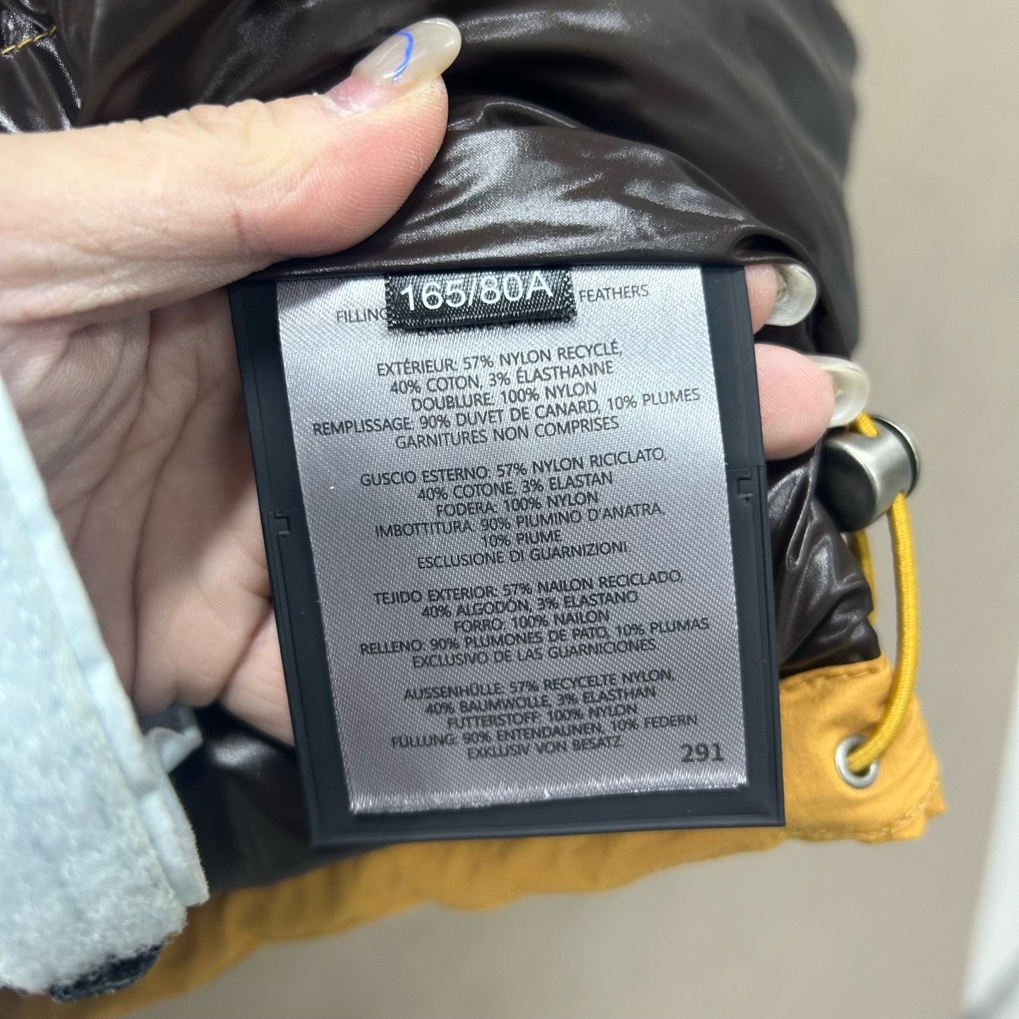 Moose Knuckles Yellow Down Vest Size S