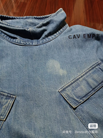 Cav Empt CE Wash Denim Pullover Jacket