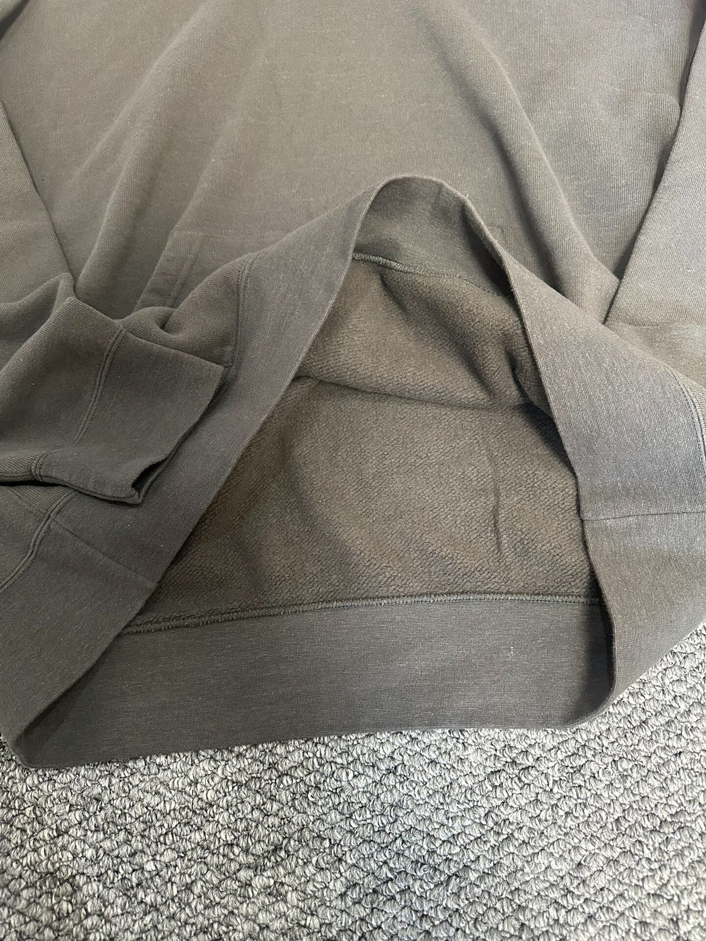 visvim Gray Loose Fit Hoodie Rare Size 5