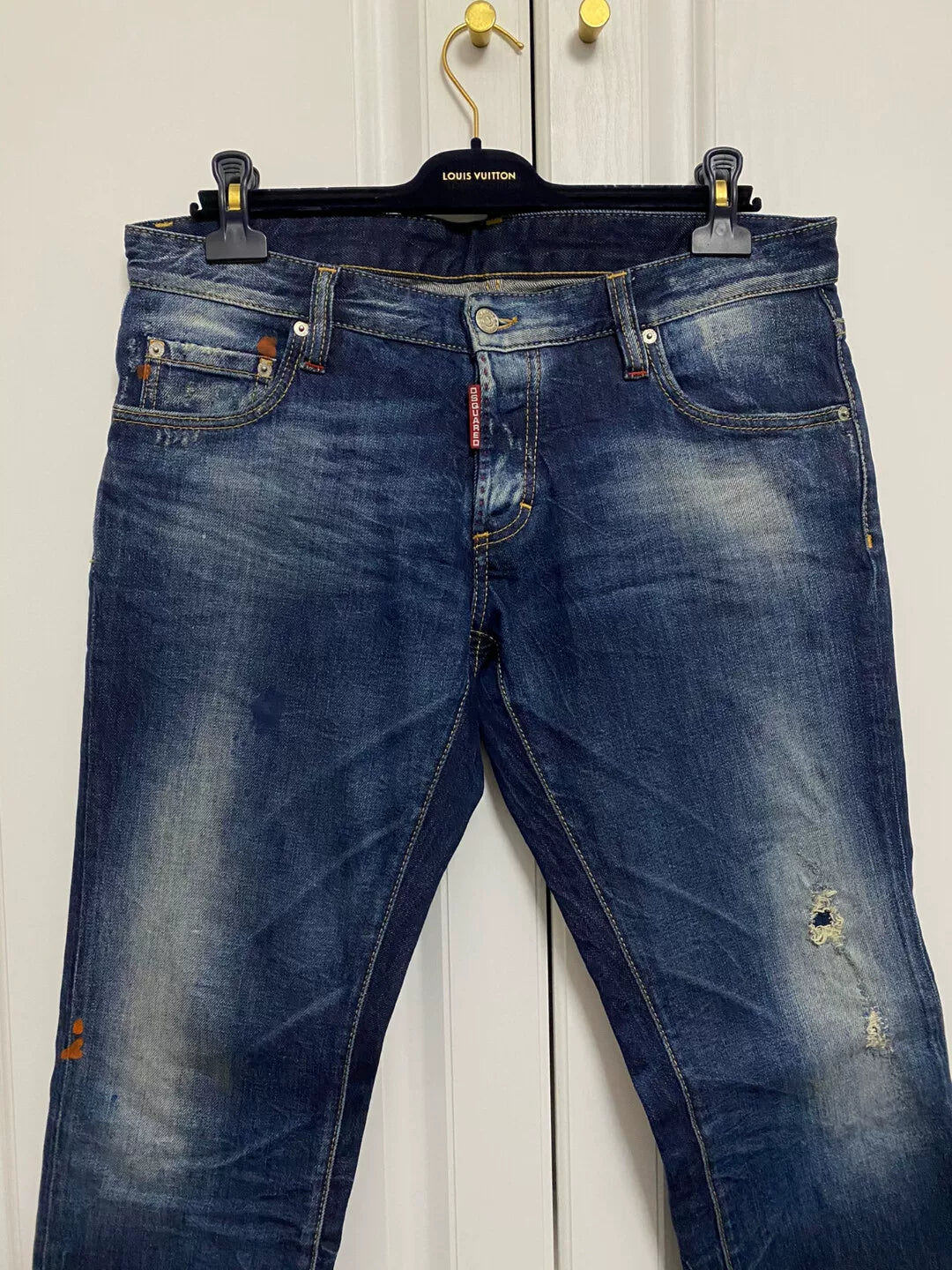 dsquared2 men's casual denim pants