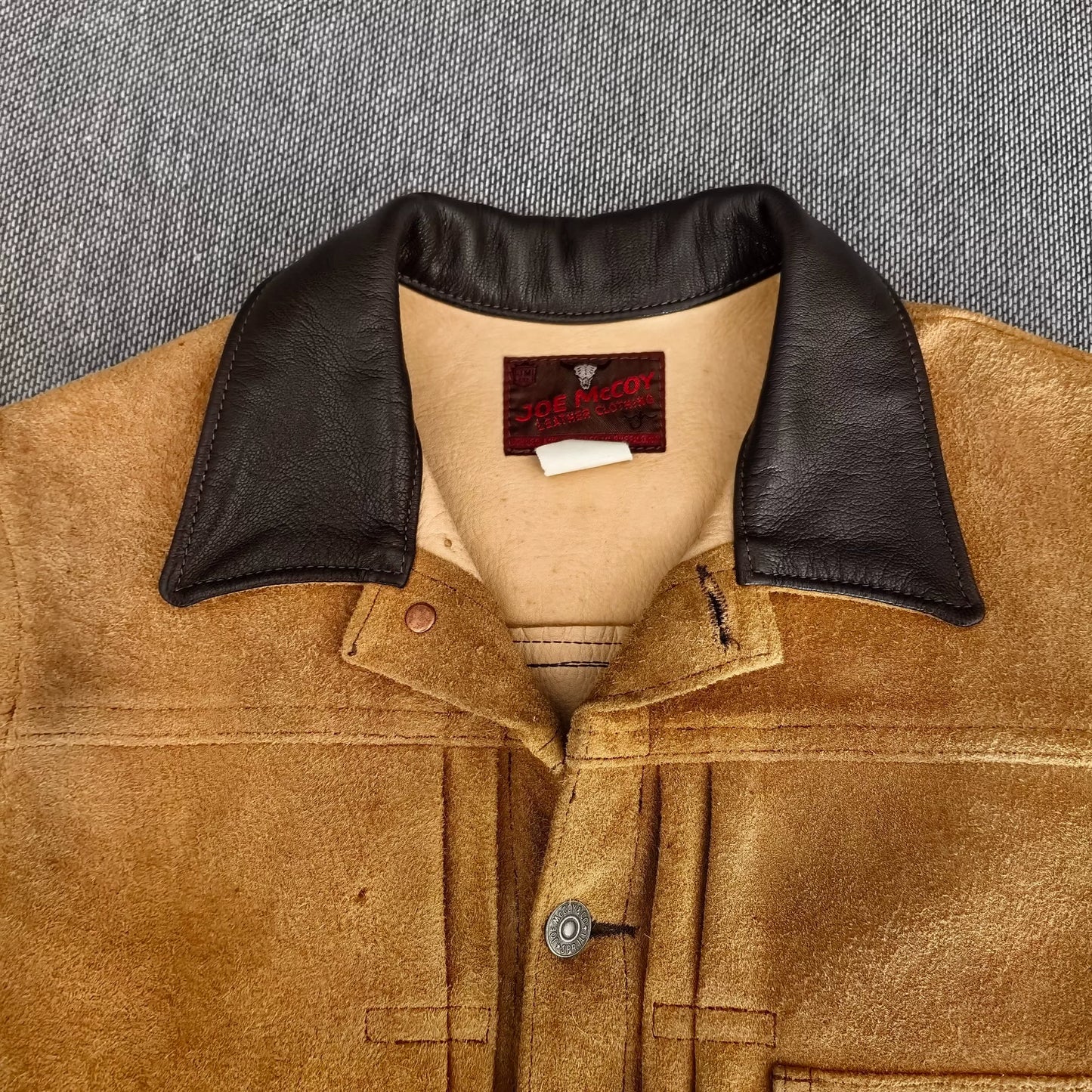 real mccoys joe mccoy suede leather jacket