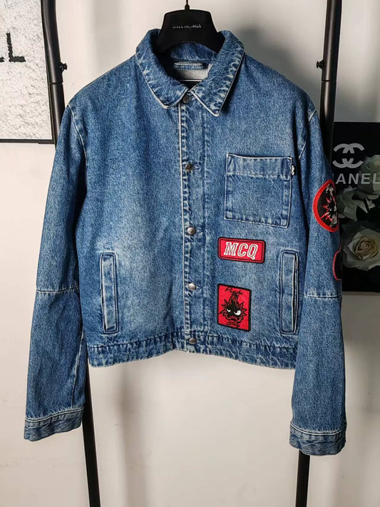 Alexander McQueen Logo Denim Jacket