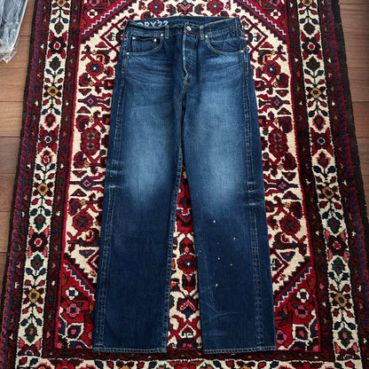 visvim 23aw dry22 water-washed jeans