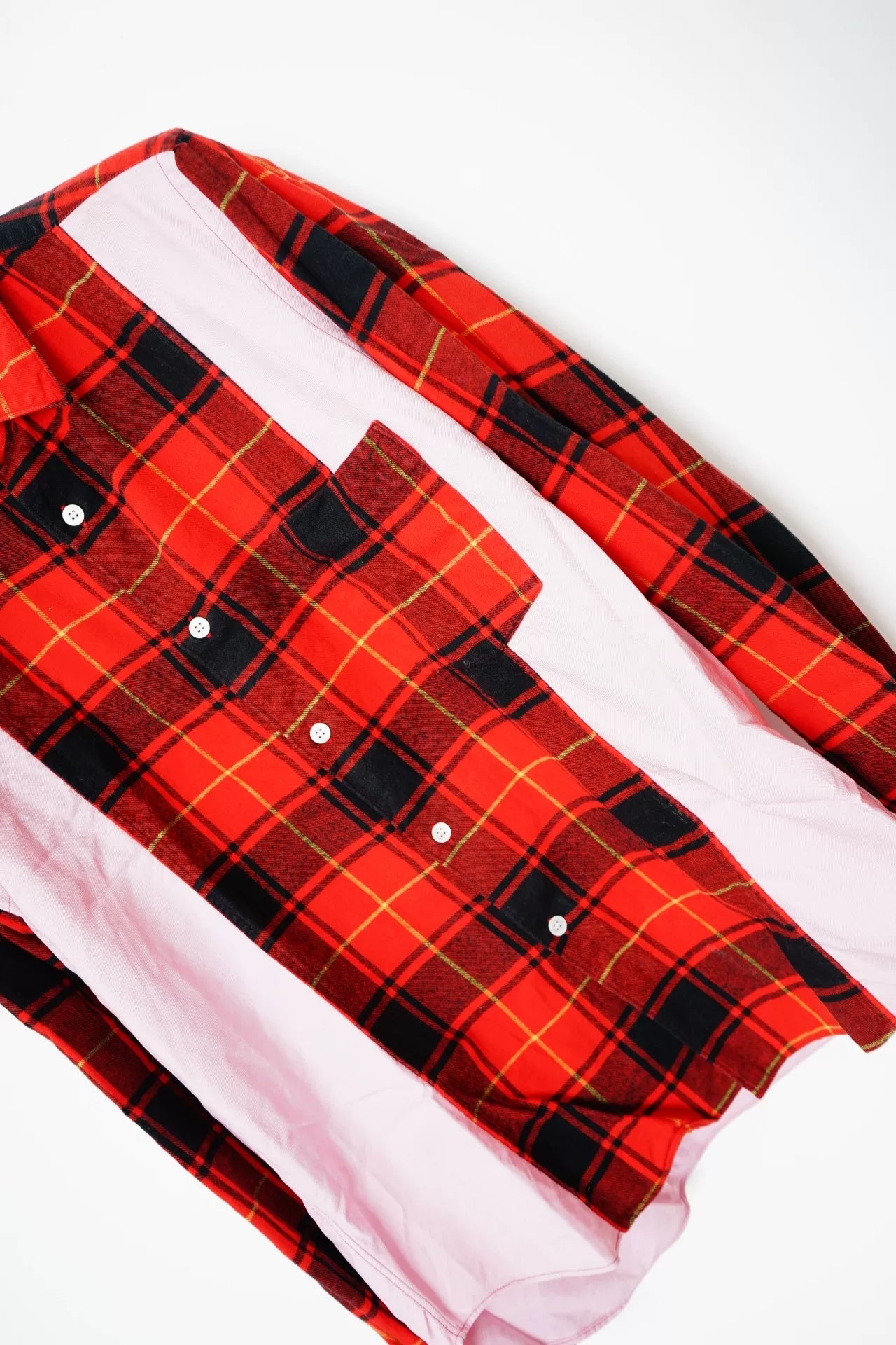 Comme des Garçons Patchwork Vintage Plaid Shirt