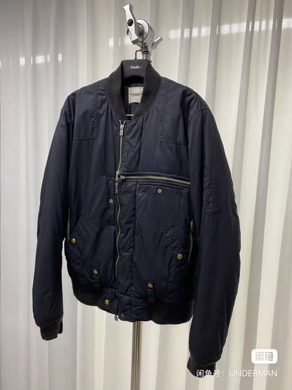 rare soloist bomber jacket in dark color