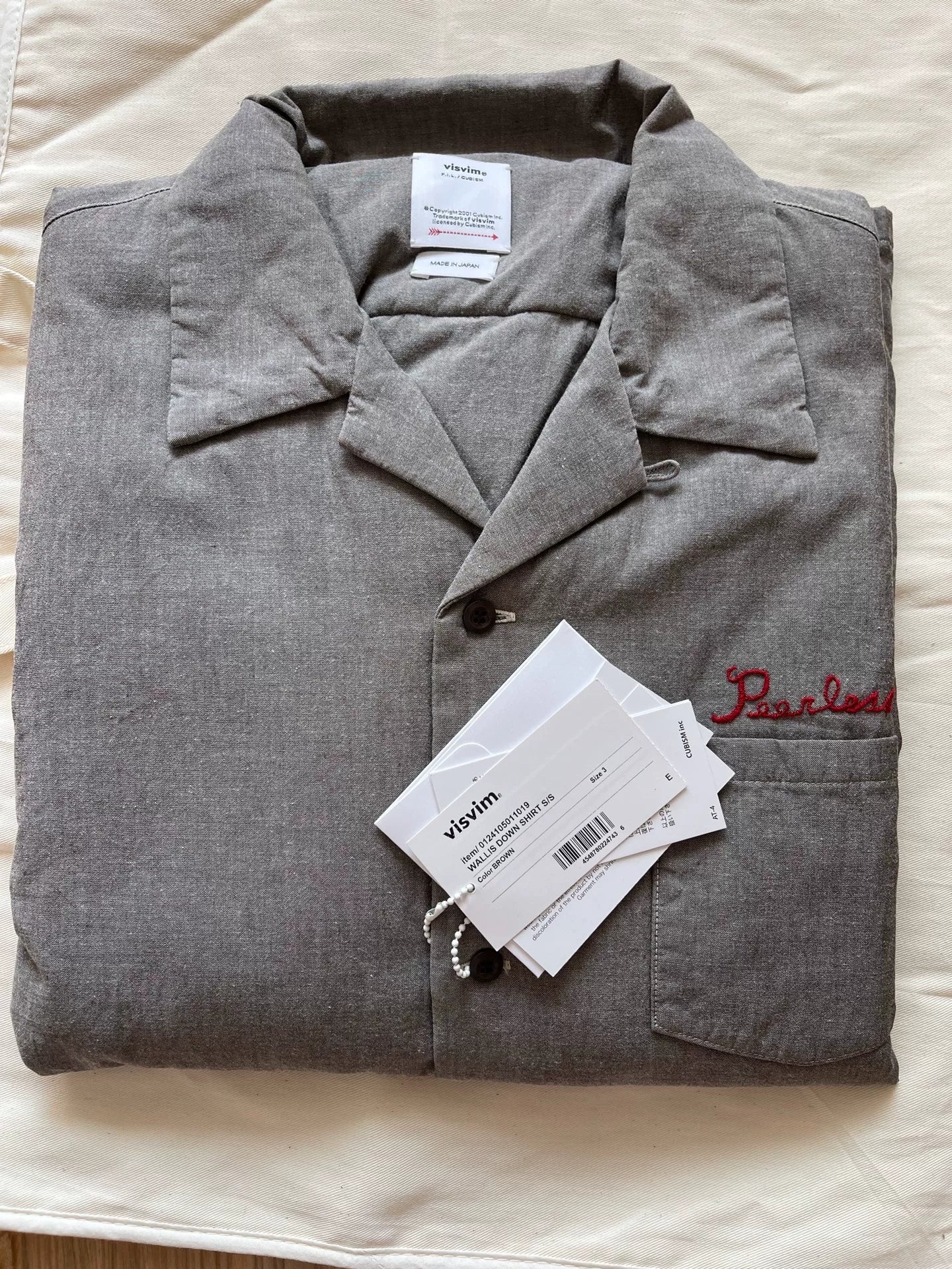 VISVIM 24ss WALLIS DOWN SHIRT