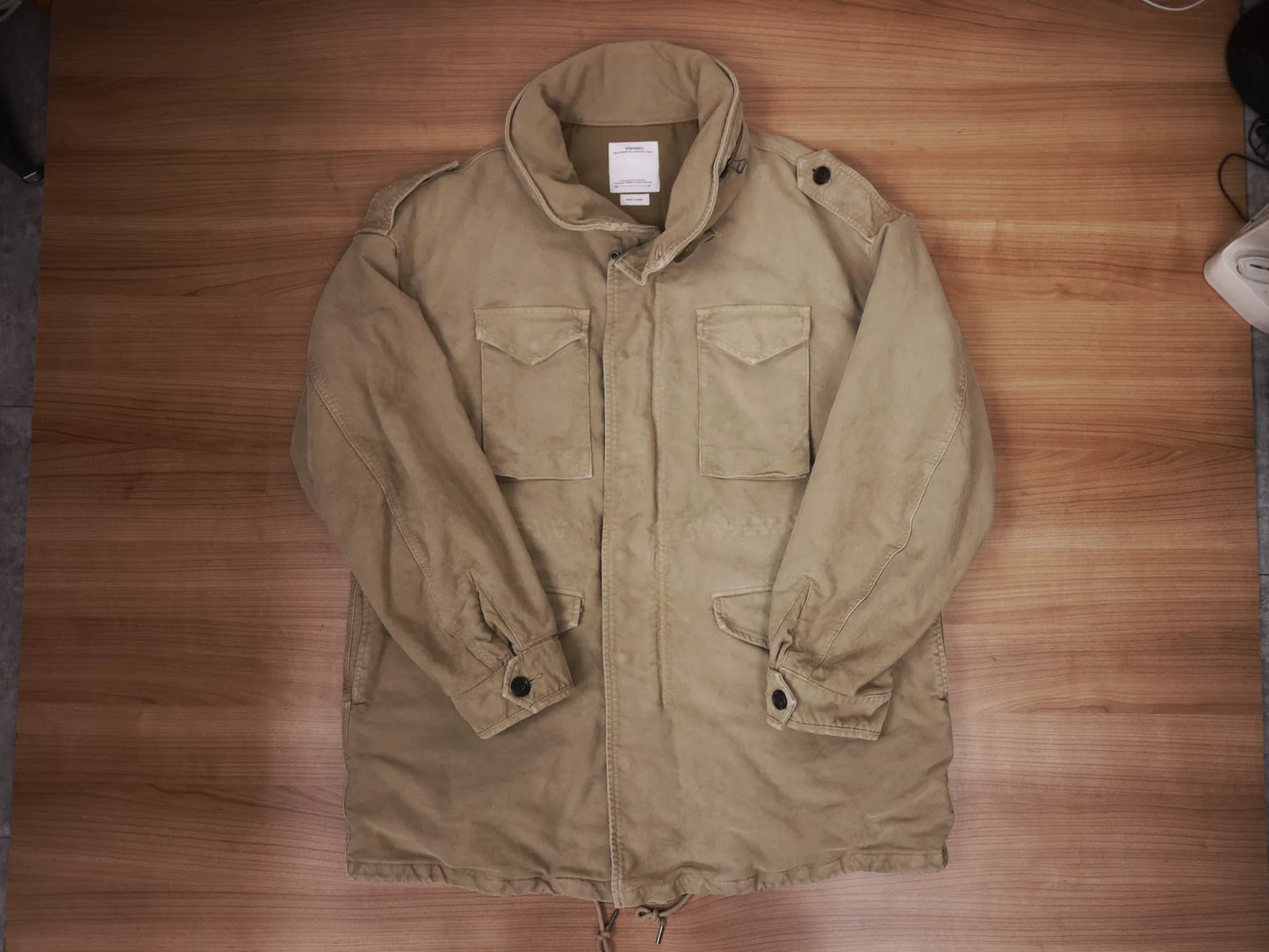 Visvim BICKLE JKT G.CORDS M65 Beige