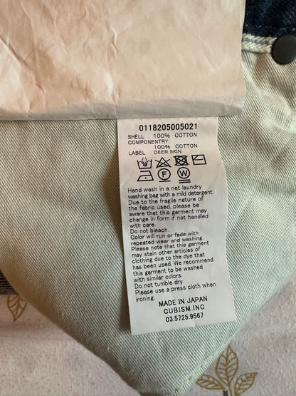 VISVIM Blue Distressed Denim Jeans W34L30