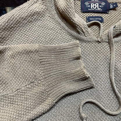 rrl double rl hooded sweatshirt beige