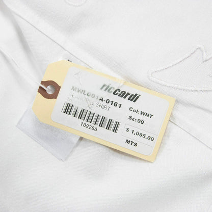 Thom Browne White Underwater Embroidery Shirt