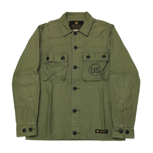 neighborhood long sleeve utility jacket