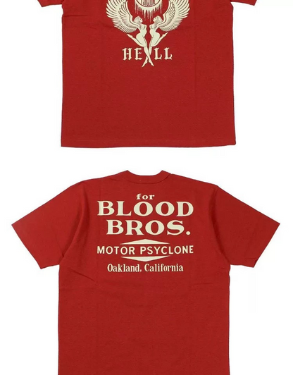 Freewheelers Red Short Sleeve T-Shirt