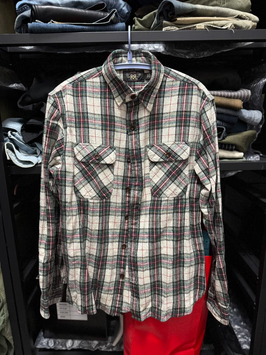 plaid long sleeve shirt for casual wear
