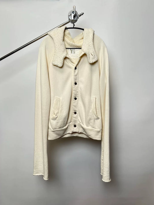 Yohji Yamamoto Long Sleeve Fleece Hoodie