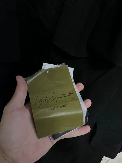 Yohji Yamamoto Black Mushroom Coat