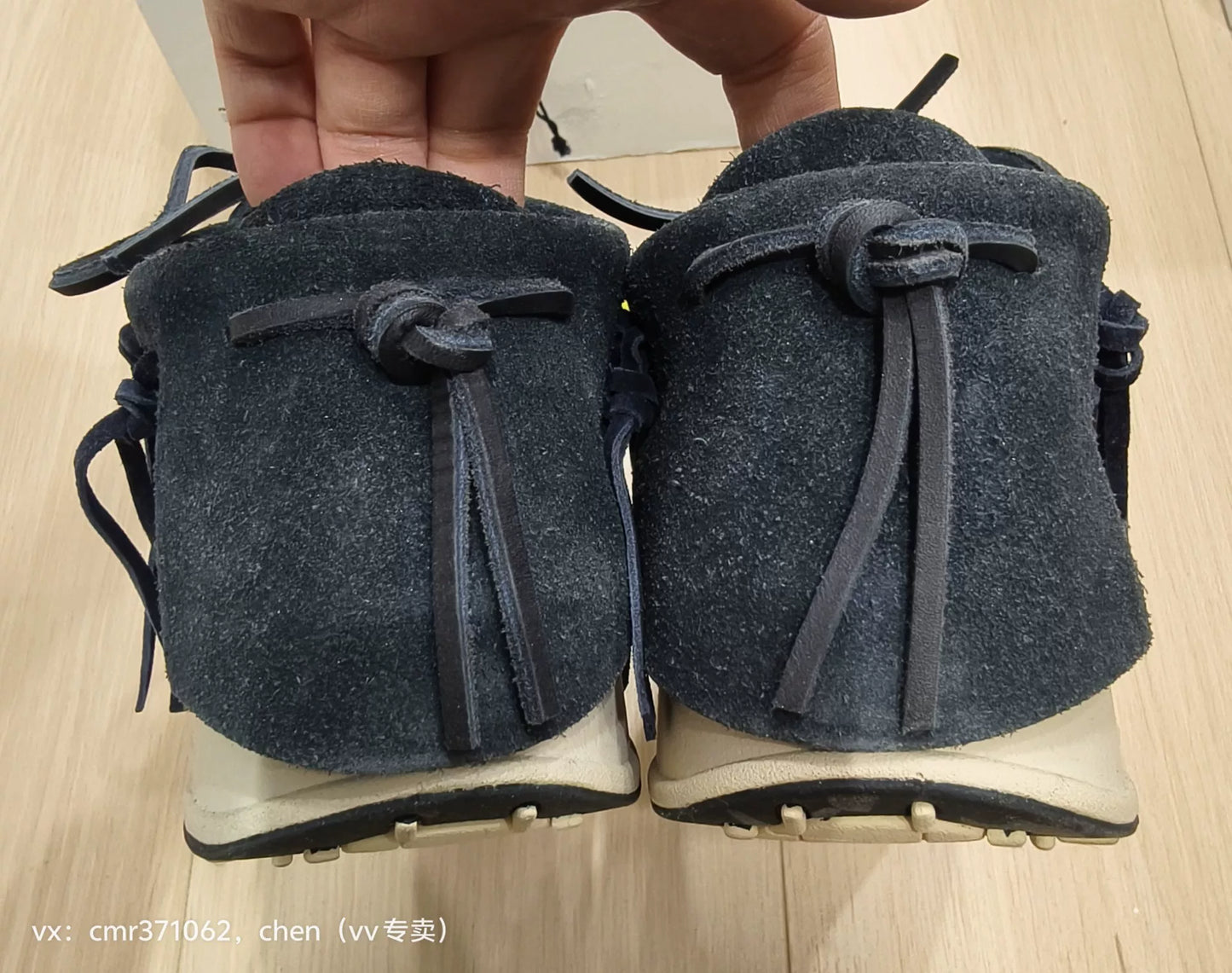 VISVIM 19SS FBT Navy Low-Top Sneakers