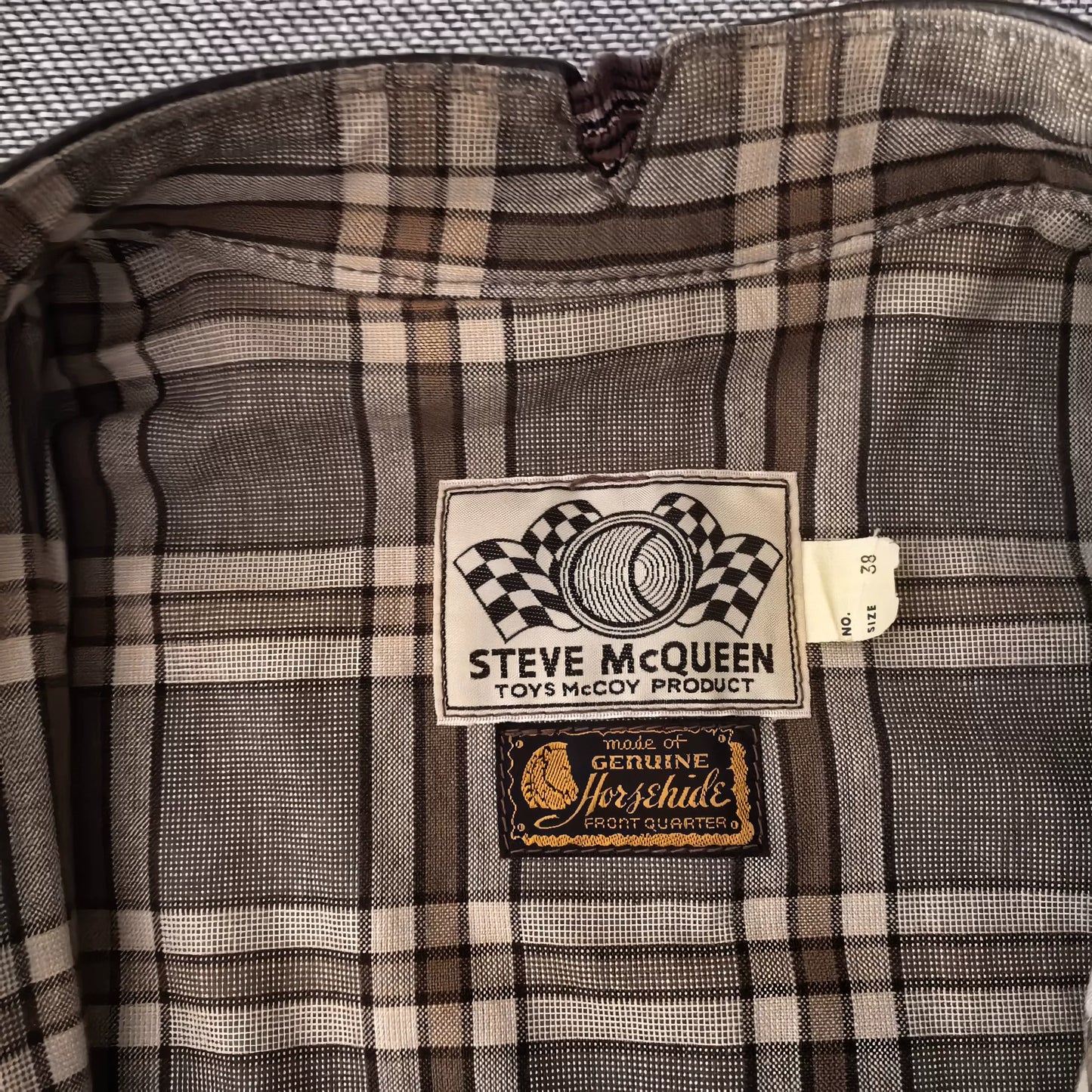 Toys McCoy Black Leather Racing Jacket