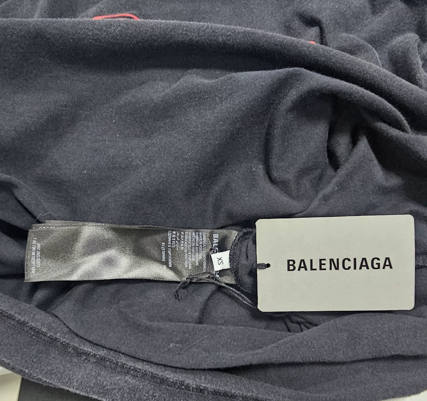 Balenciaga Black Vintage Short Sleeve T-Shirt