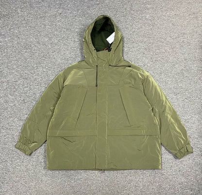 reversible fleece and nylon jacket