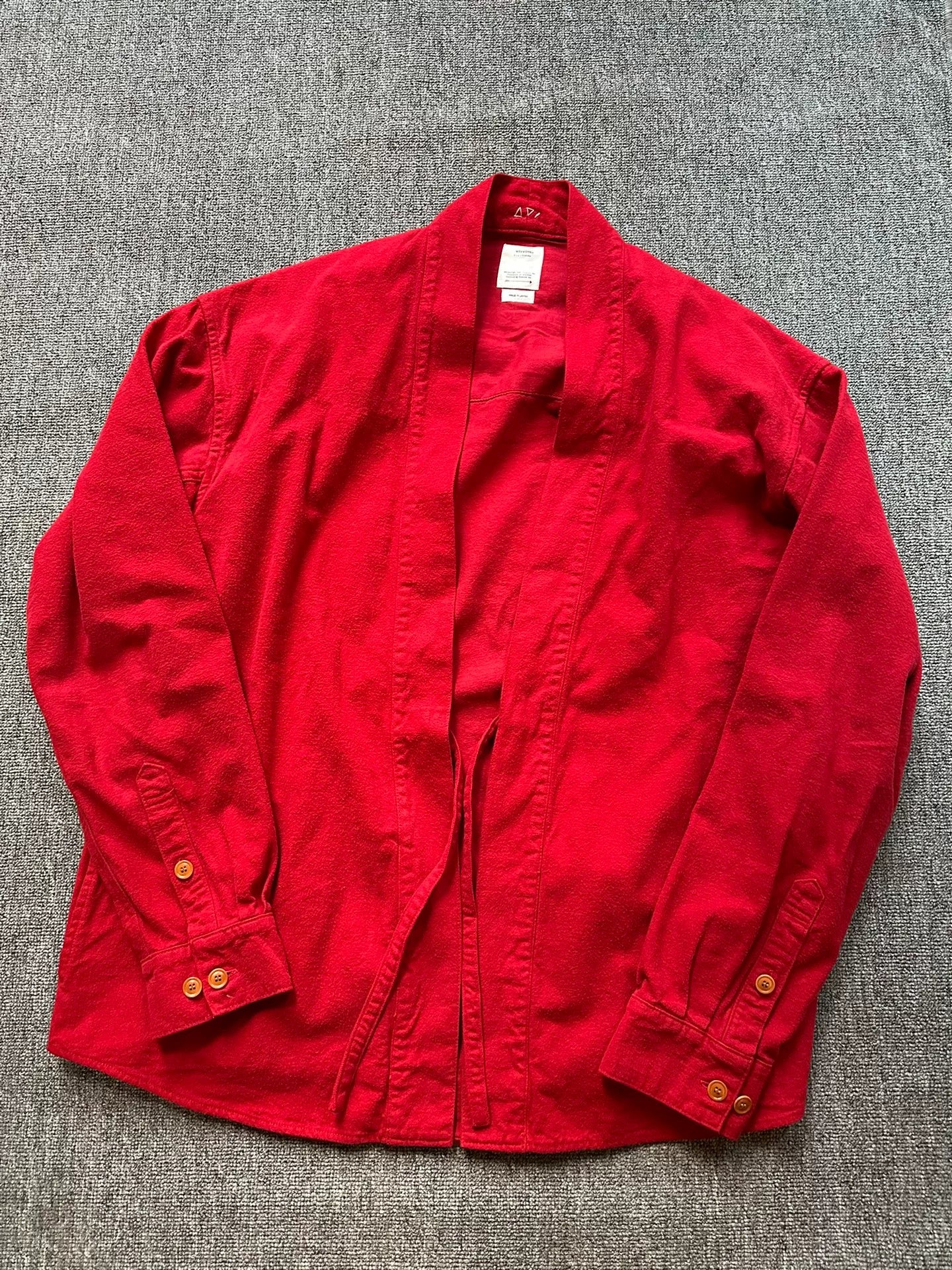 visvim lhamo desi cotton robe jacket