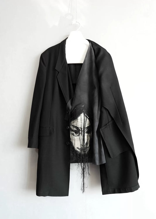 Yohji Yamamoto Dual-Face Coat