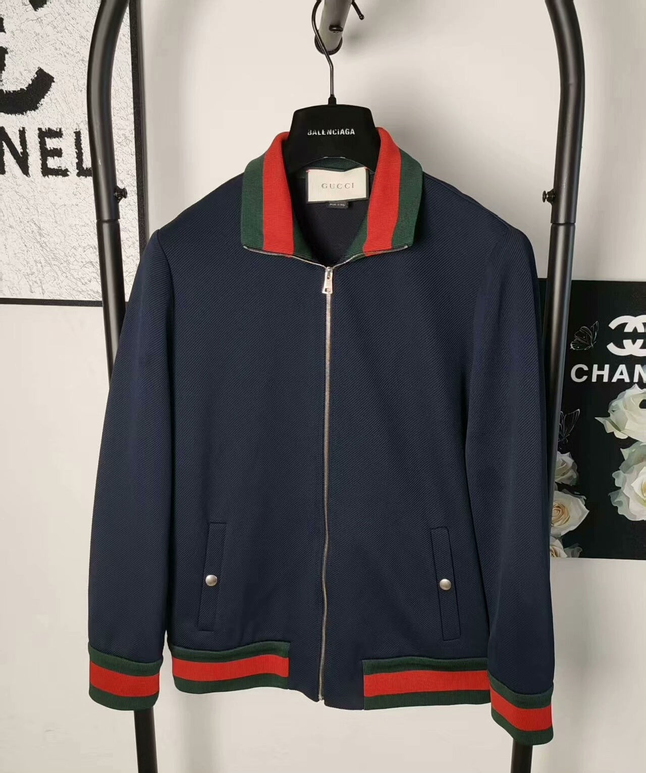 Gucci Striped Zip Jacket in Great Condition