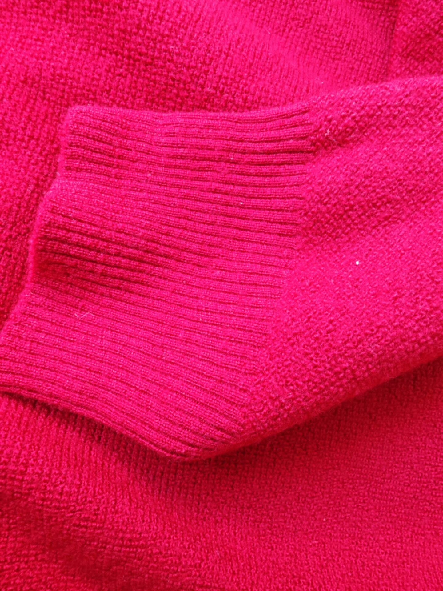Burberry Red Military Style Wool Sweater