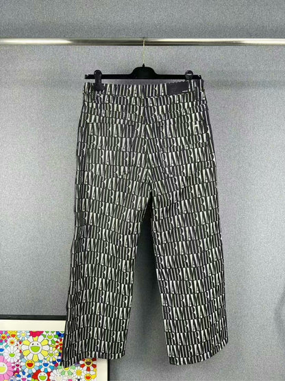 amiri logo detail side button jeans