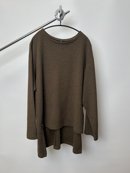 Yohji Yamamoto Wool Blend Knit Sweater