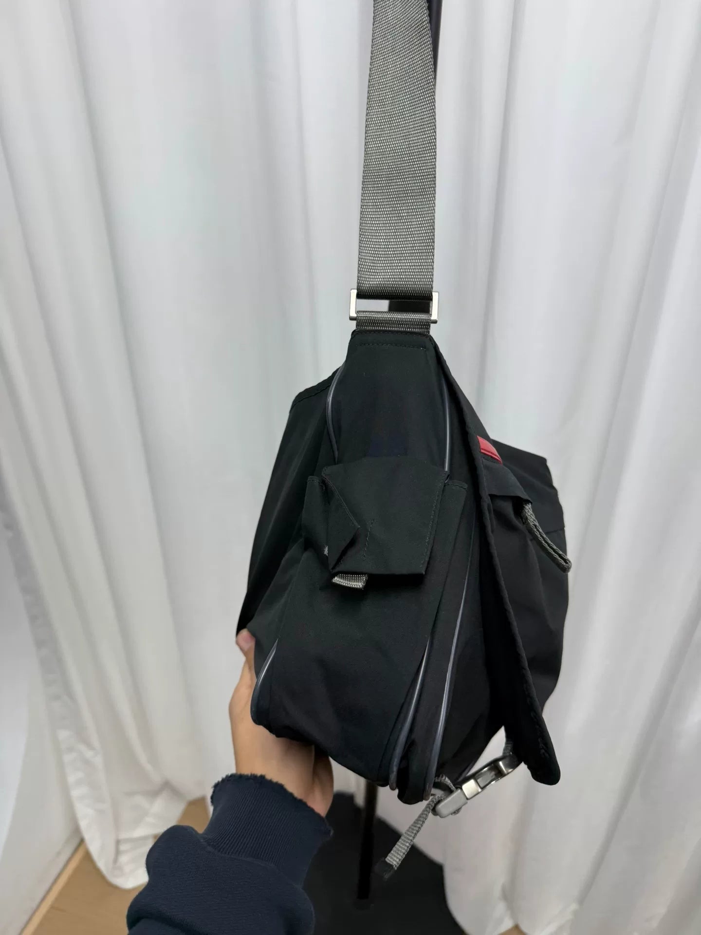 Prada Sport Messenger Bag with Pockets