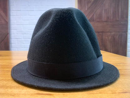 black wool fedora hat for all occasions