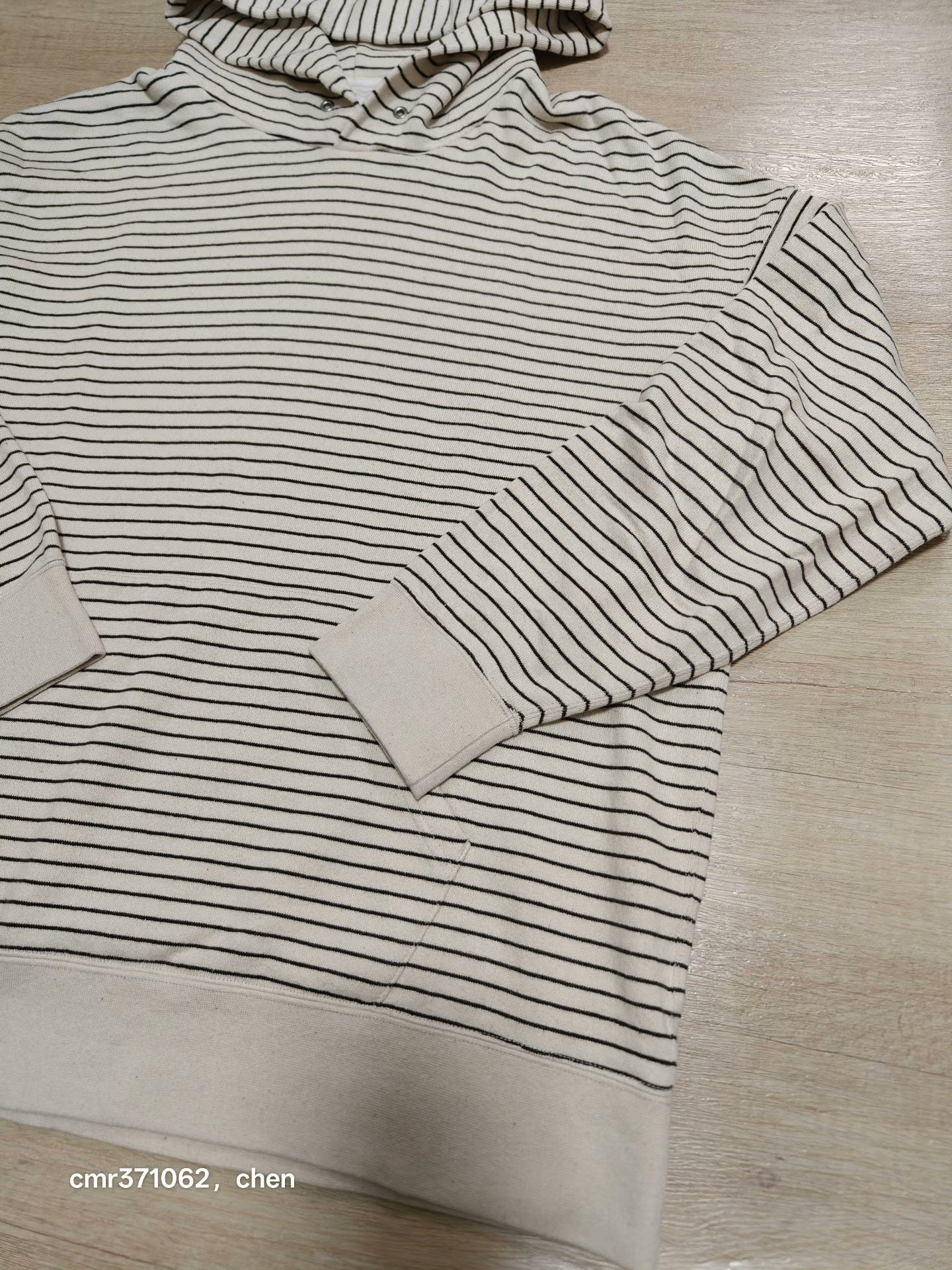VISVIM 22SS BORDER JUMBO HOODIE P.O.