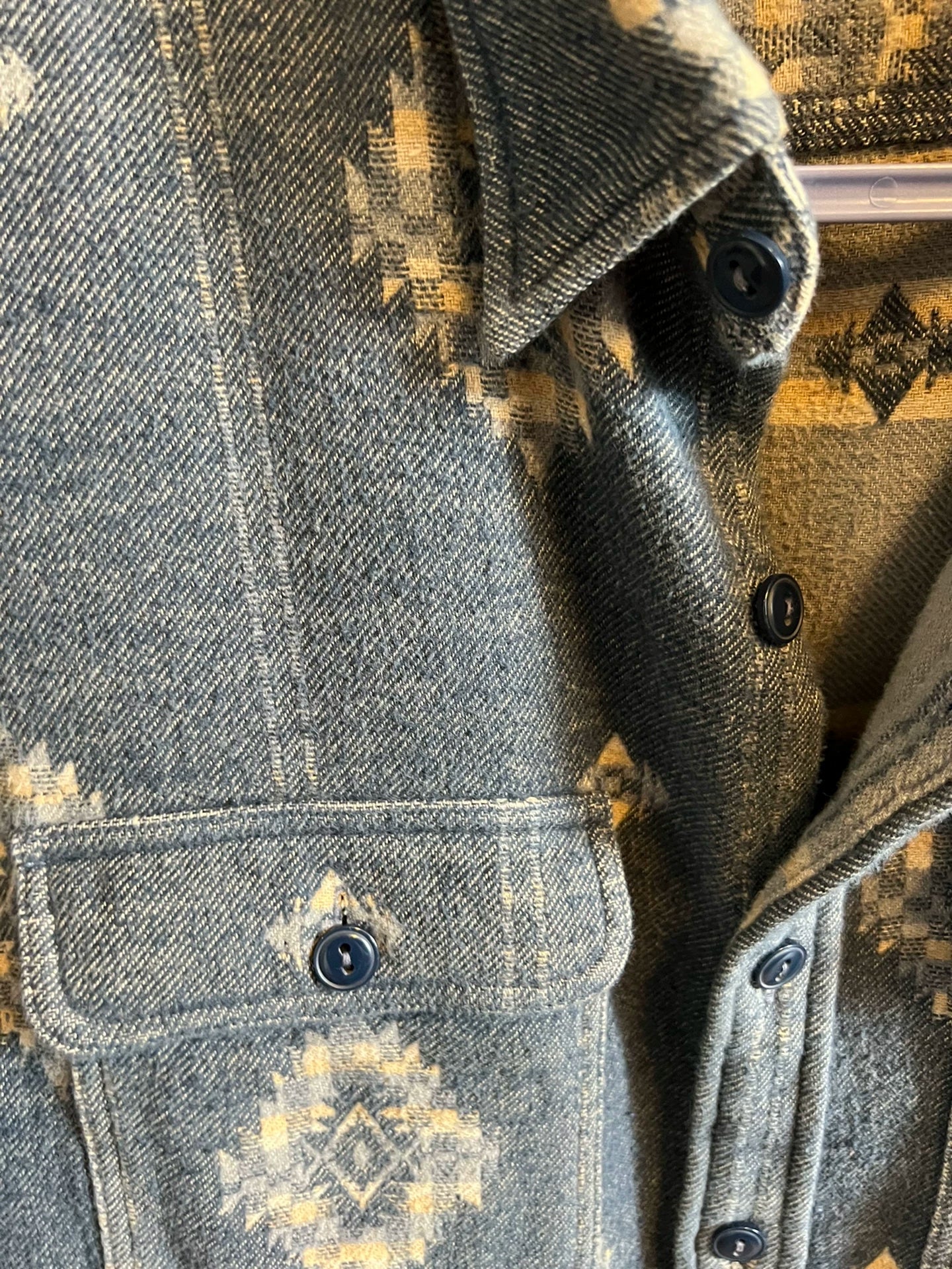 RRL Southwestern Pattern Long Sleeve Shirt