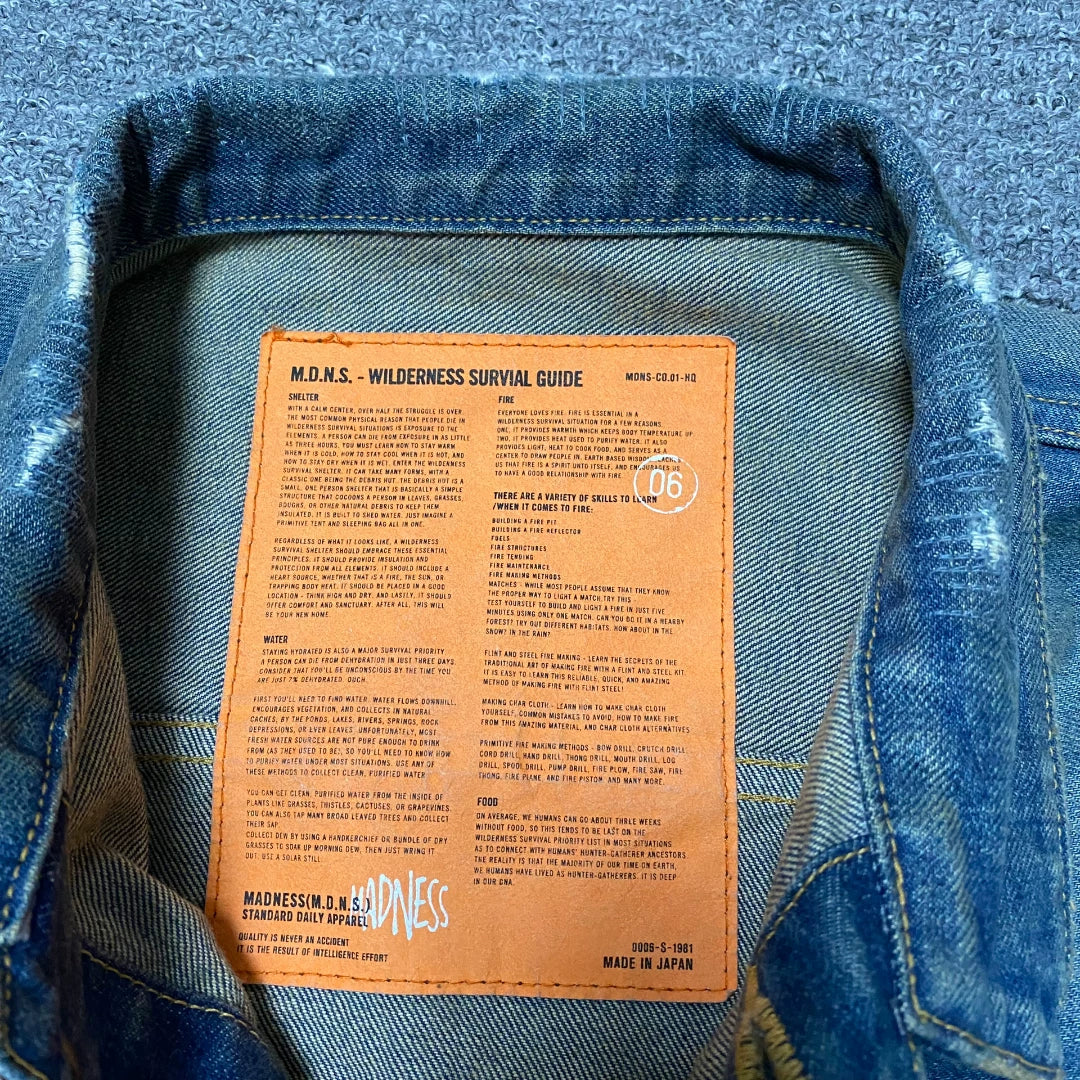 MADNESS 20AW Japan-Made Denim Jacket